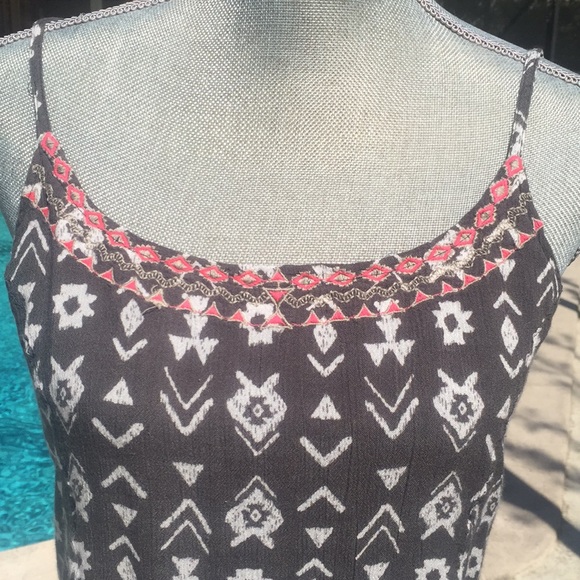 Body glove coverup spring dress open back tribal - Picture 3 of 8